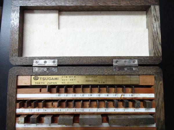 SUGAMI 　ツガミP　TWゲージブロック B-5　中古保管品