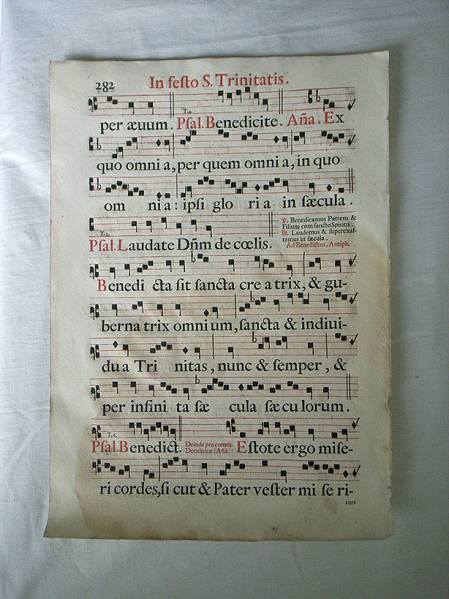 ●ネウマ譜 グレゴリア聖歌 洋書 骨董 楽譜 アンティーク