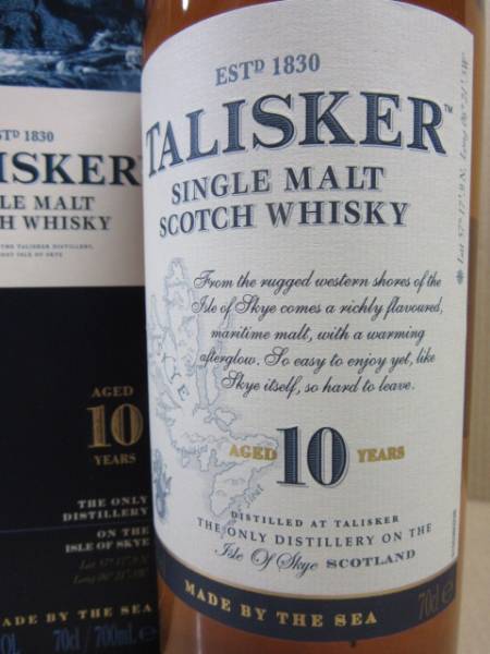 タリスカー 10年 ウイスキー : Talisker TALISKER 0 700ml スコッチ 旧