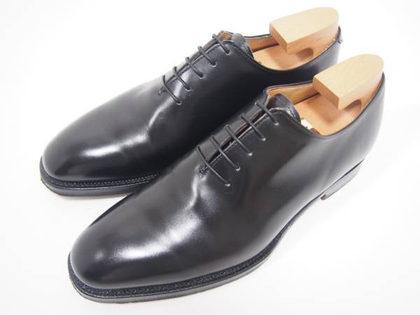 美品 英国製 廃盤希少 REGAL リーガル ホールカット 高級革靴