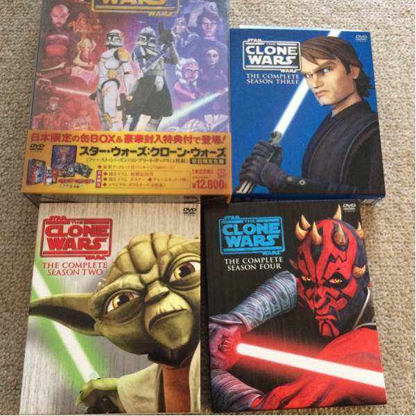 スターウォーズ・クローンウォーズシーズン1～4DVD スター・ウォーズ