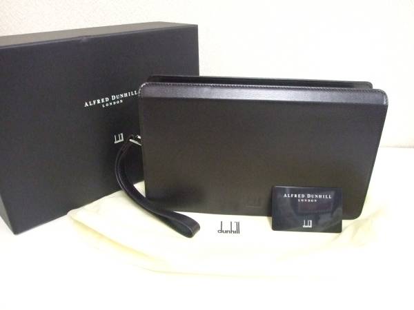 【未使用】ダンヒル セカンドバック/ブラック