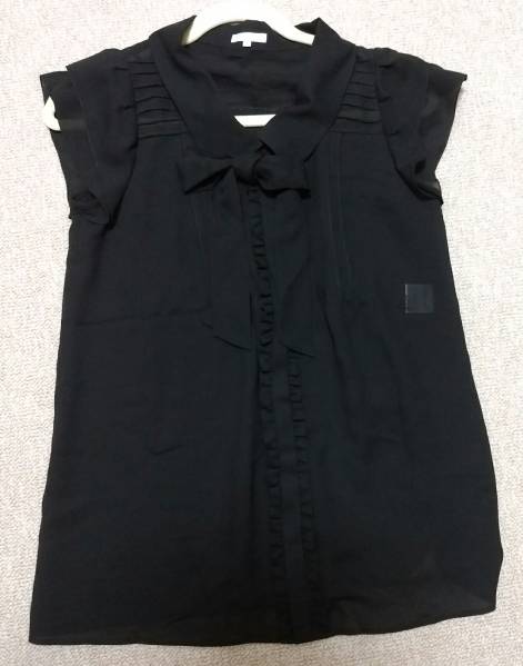 TO BE CHIC シフォンブラウス 42 黒 ,梱包は簡易です 【公式通販】