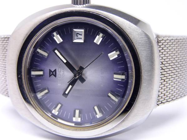 エドックス　キングスター　紳士用　自動巻時計　ブレス付き