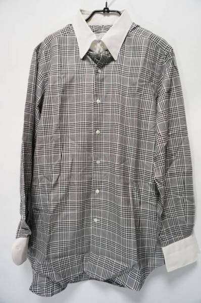 【トゥモローランド　PILGRIM】長袖チェック柄シャツ41