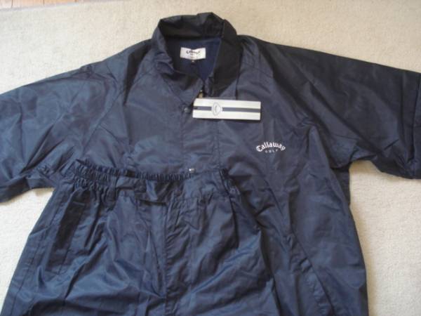 キャロウェイ◆レインウエア黒(上下)◆XL-2(ラスト)