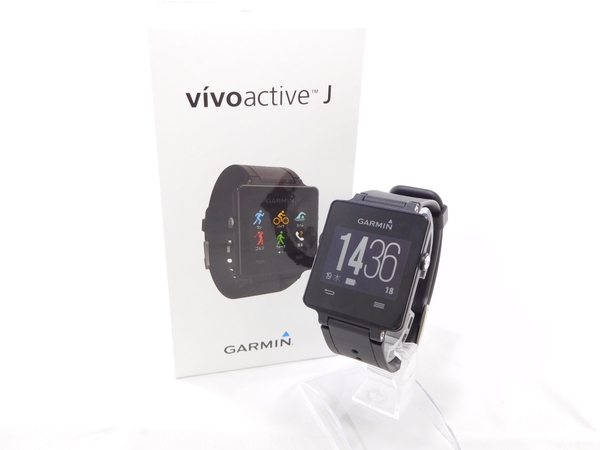 美品 GARMIN vivoactive j ランニングGPS 活動量計 K1883393