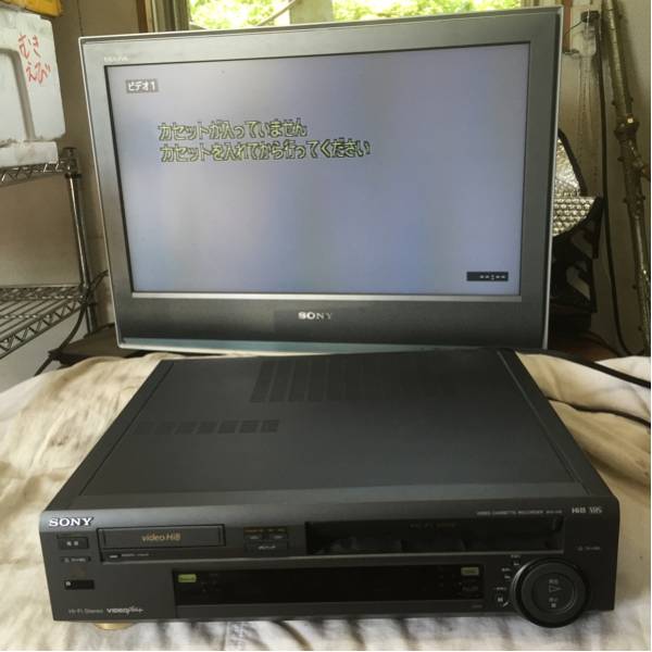 SONY Hi8+VHS Wデッキ WV-H4