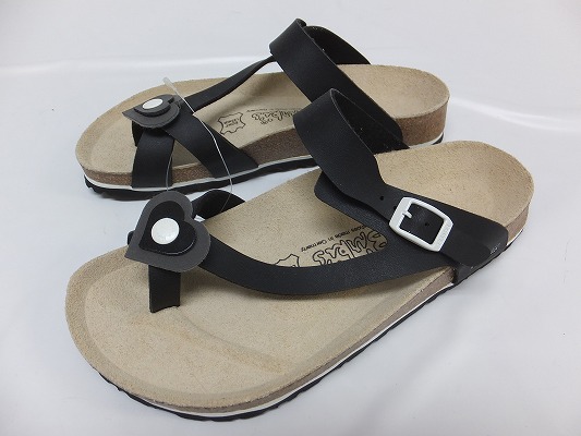 KK852 ビルケンシュトック Birki's 新品 黒サンダル 38