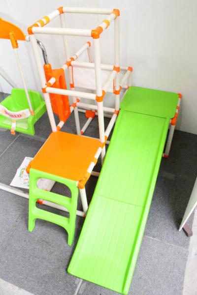 おりたたみロングスロープ　キッズパーク　ジャングルジム