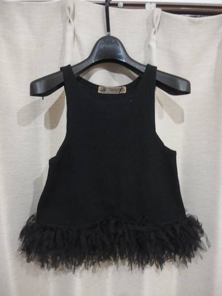 15SS ハニーミーハニー Honey Mi レース付ノースリーブトップスF