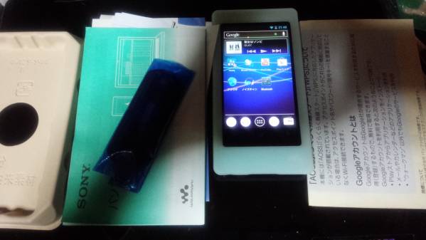 デジタルオーディオプレーヤー　NW-F805　青色