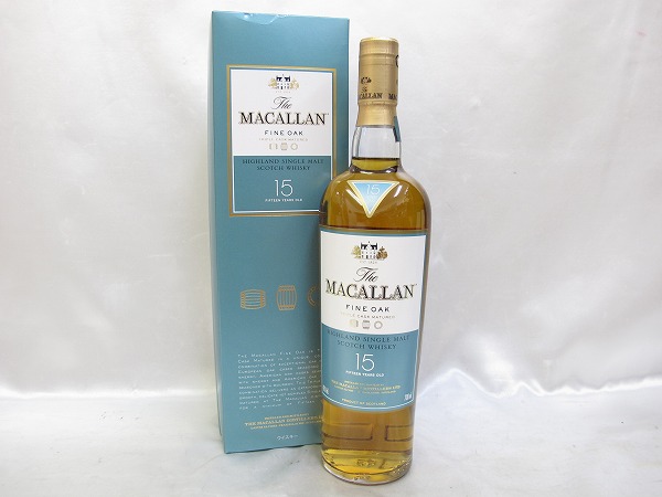 【未開栓】THE MACALLAN マッカラン FINE OAK 15年 箱あり