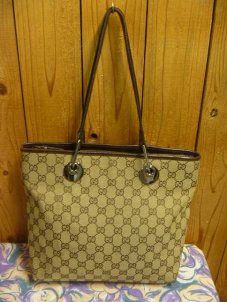 GUCCI　グッチ　トートバック　キャンパス　31.5cm