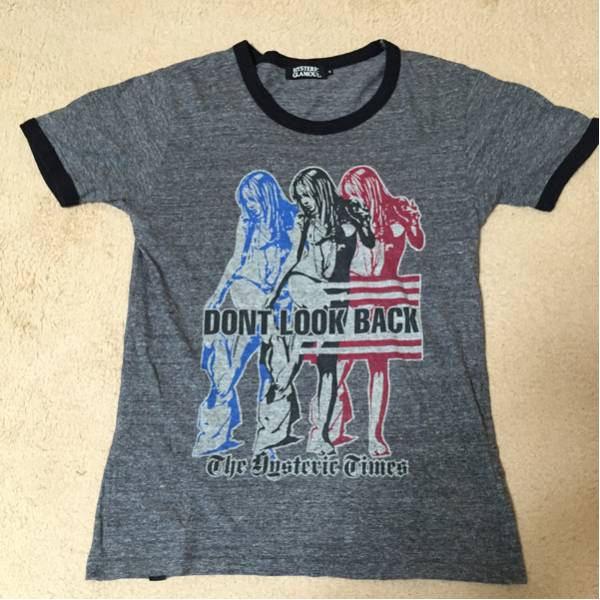 ヒステリックグラマー ラグラン半袖Tシャツ メンズSサイズ