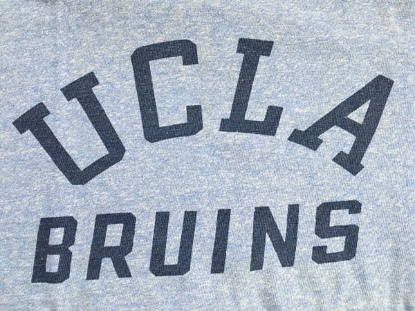 80's チャンピオン トリコタグ 2段染み込み 青霜降りTシャツ usa