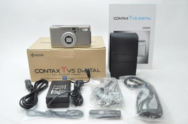 美品 CONTAX TVS DIGITAL シルバー コンタックス デジタル コンパクト