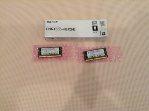 BUFFALO PC-12800 204Pin S.O.DIMM 8GB (4GB×2)