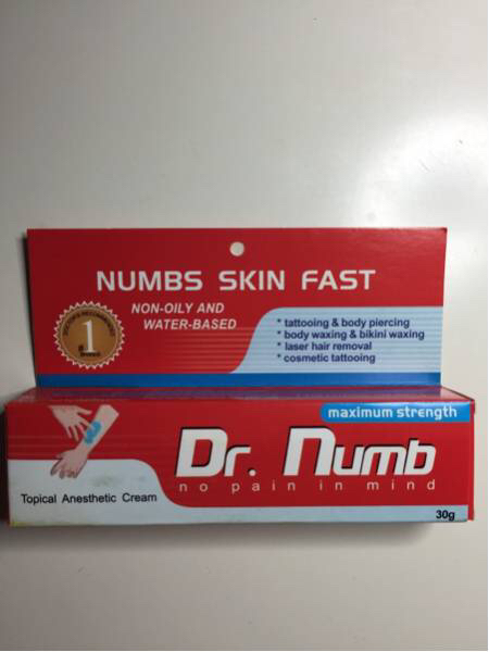 5本 エムラ ドクターナム Dr.Numb 30g ナミングクリーム タトゥ