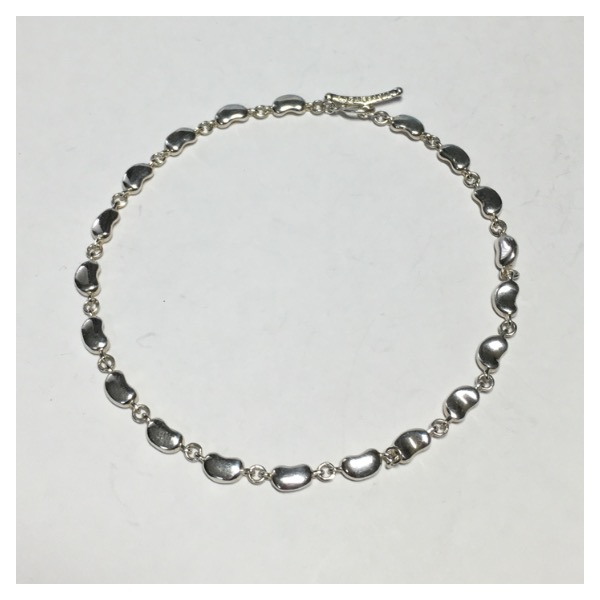 4.ティファニー シルバー925 ビーンズ ブレスレット