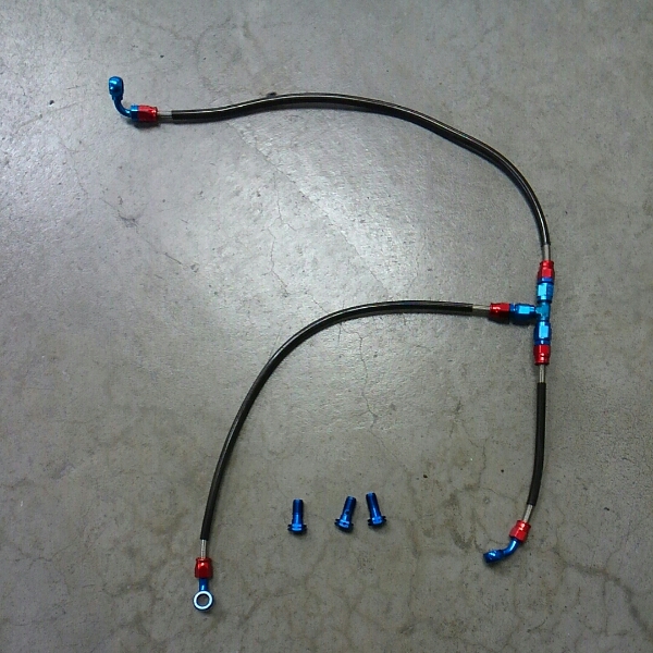 CBR 600RR PC40フロントメッシュホース　ジャンク