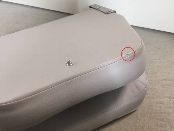 ★中古★　ボート用　ローバック　シート　イス　１回使用のみ