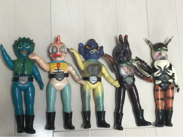 ★夏ボ払い可★ 当時 仮面ライダー 怪人 ソフビ 検〕バンダイ