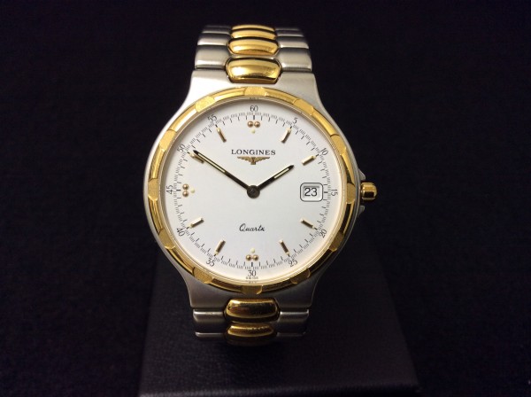 ロンジン　コンクエスト　クオーツ　ジャンク