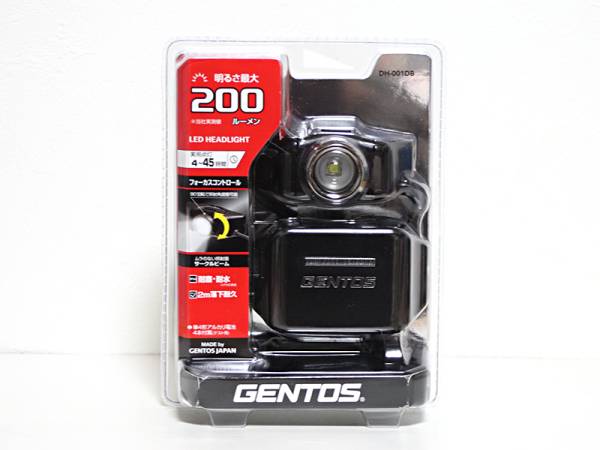 ○ジェントス LEDヘッドライト DH-001DB 即