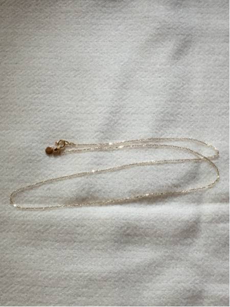 1円～新品 オレフィーチェ ネックレスチェーン K18YG 長さ45cm