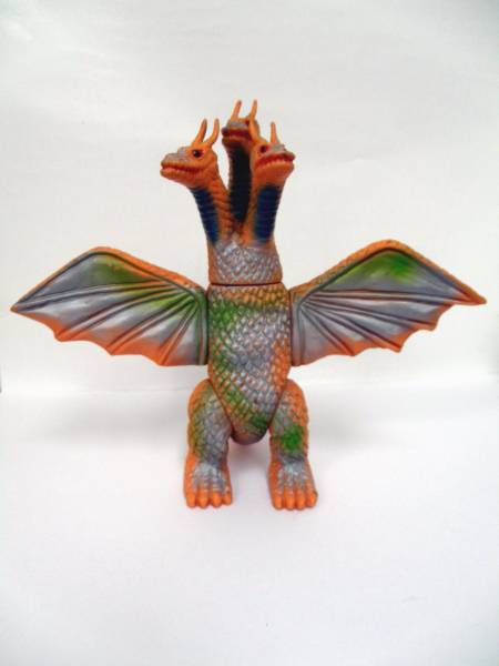 ◇美品！当時物！ブルマァク キングギドラ◇マルサン ゴジラ怪獣