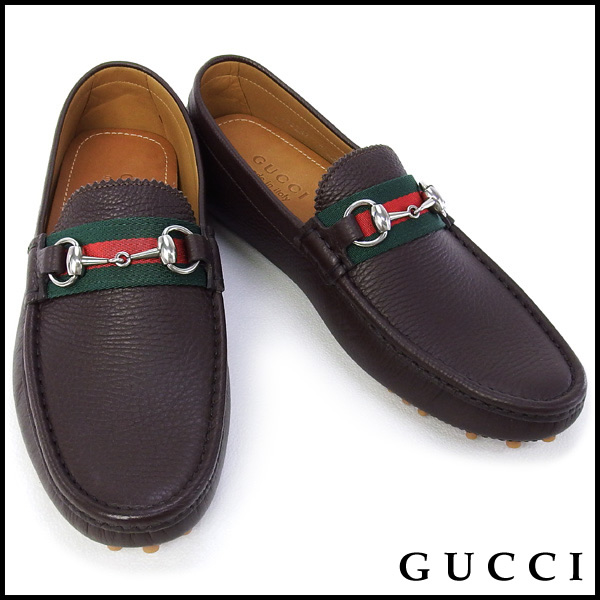 【マガジーノ】新品★グッチ ドライビングシューズ(322741)DB/7