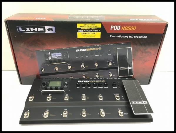○T LINE6 アンプシミュレーター マルチ POD HD500 美品T○