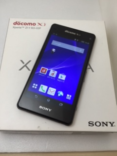 8N1★ジャンク品★XPERIAZ 1f SO-02F ブラックdocomo 〇品★