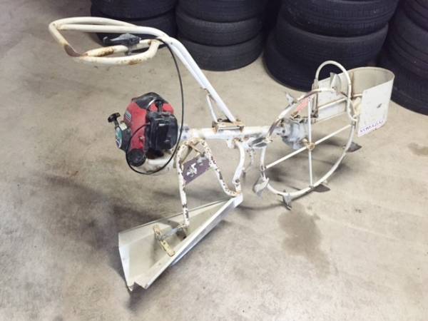 ★石川発 ジャンク クマガイ 溝きり機 MSK-14 農業 売切