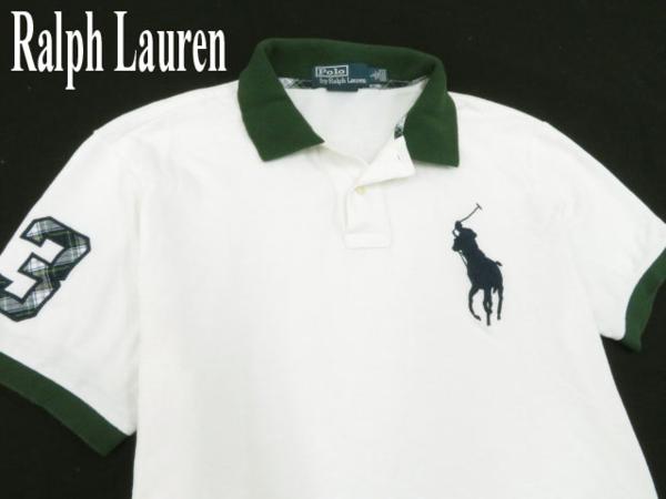 良品△本物 ラルフローレン ボッグポニー刺繍 半袖 ポロシャツ L