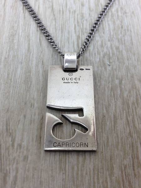 GUCCI◆CAPRICORN/ネックレス/SV925/SLV