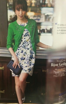 アプワイザーリッシェ★花柄ワンピース★SIZE1美品