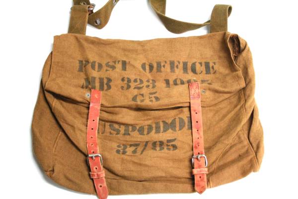 USポストオフィース　メイルバッグ　古着　ショルダーバッグ