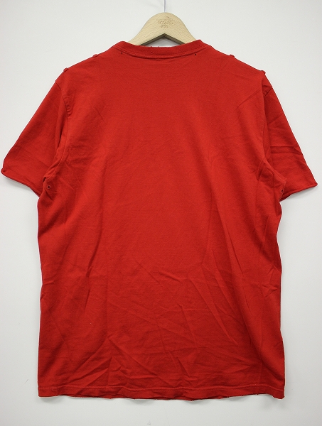 1T0473/ ナンバーナイン ガンズ期 ダメージ加工Tシャツ