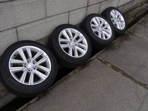 クラウン 210系 純正 17インチ 215/55R17 美品 タイヤ・ホイール