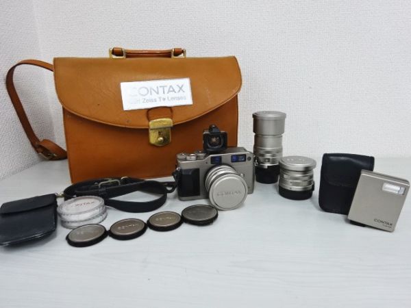 ★CONTAX G1/Biogon2.8/28 Sonnar2.8/90 Planar2/45★a073