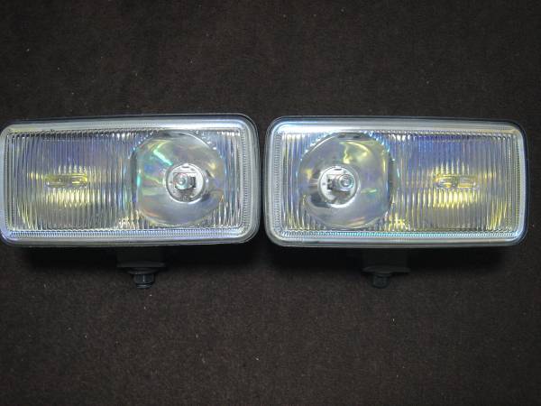 昭和当時物WツインフォグランプH3ゴールドバルブ旧車などに！