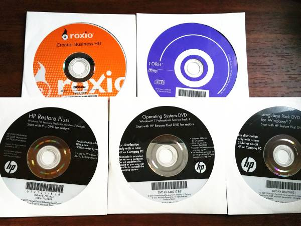 新 HP Z400 Z600 Z800 Win7 Pro SP1 32bit & 64bit リカバリ 複 新