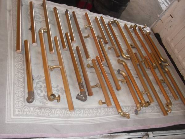 住宅用手摺など色々大量　手すり木製 建具 内装 福祉トイレ