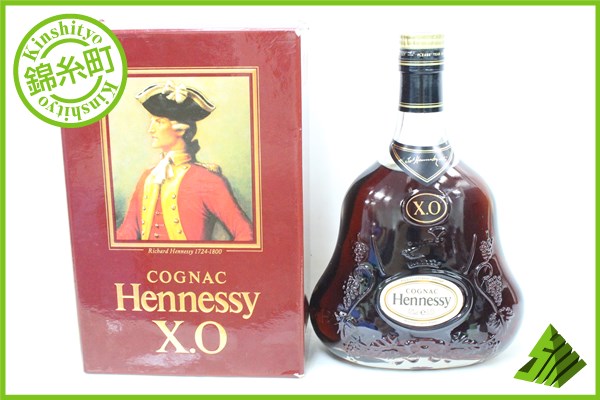 ◇1円～ ヘネシー XO 金キャップ クリアボトル 700ml 箱付 K 1円