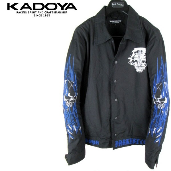 レア KADOYA カドヤ 刺繍入り レーシングジャケット ライダース