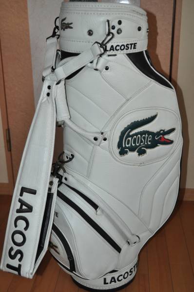 超レア!　LACOSTE ラコステ　キャディバック　白
