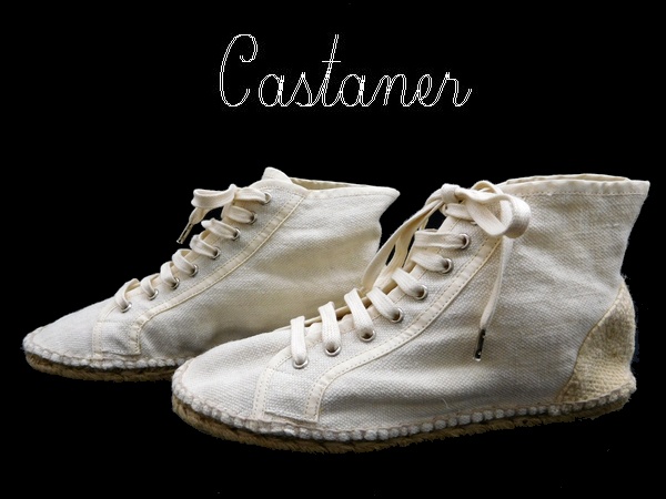 新品 定2.3万 カスタニエール エスパドリーユ スニーカー Hi 43