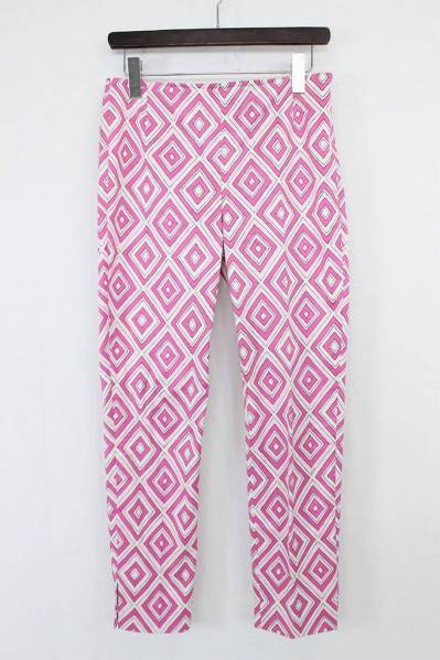 プラダ/PRADA 幾何学柄クロップドパンツ【99】